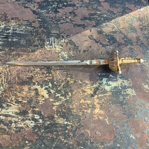 VTG Toledo Sword Letter Opener Made In Spain